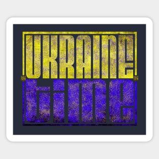 Ukraine time Sticker